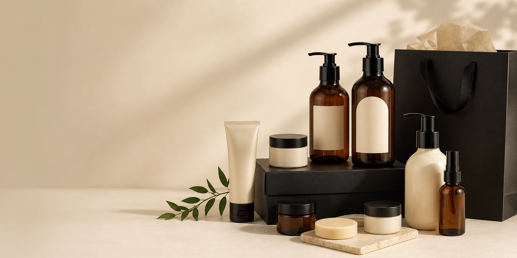 Custom private-label products and branded packaging